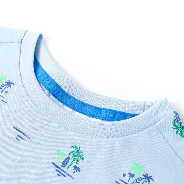 T-shirt pour enfants bleu clair 104