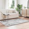 vidaXL Tapis shaggy à poils longs NAVARRA gris argenté 120x170 cm