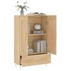 vidaXL Buffet haut ch&ecirc;ne sonoma 69,5x31x115 cm bois d'ing&eacute;nierie