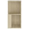 vidaXL Armoire d'angle Chêne sonoma 33x33x67 cm Bois d'ingénierie