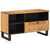 vidaXL Meuble TV Marron 80 x 33 x 46 cm Bois de mangue massif