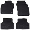 vidaXL Tapis de voiture 4 pcs Noir VW T-CROSS TPE