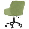 vidaXL Chaise pivotante de bureau Vert clair Velours