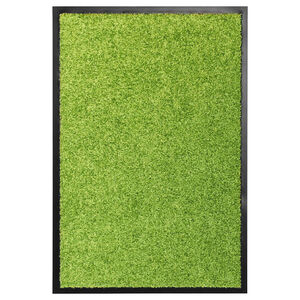 vidaXL Paillasson lavable Vert 40x60 cm