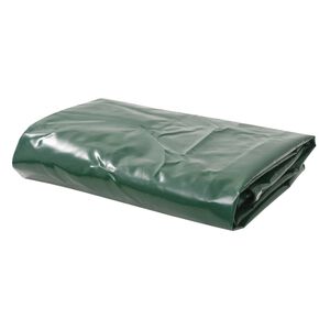 vidaXL B&acirc;che 650 g / m&sup2; 4 x 5 m Vert