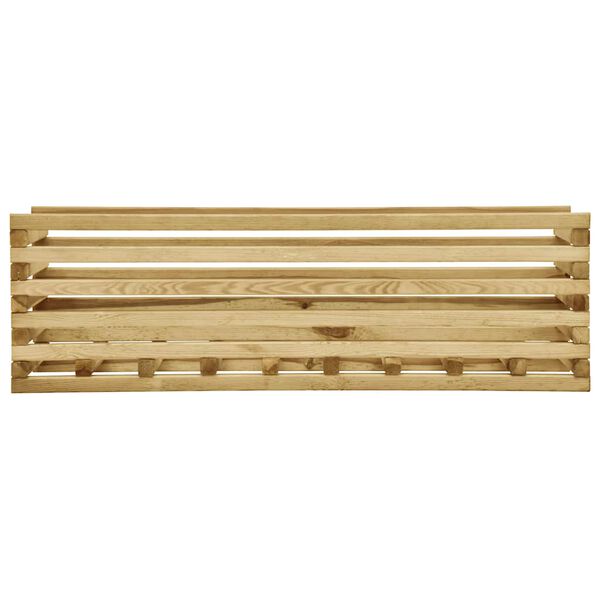 vidaXL Lit sur&eacute;lev&eacute; de jardin 120x40x38,5 cm Bois de pin impr&eacute;gn&eacute;