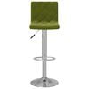 vidaXL Tabourets de bar lot de 2 vert clair velours