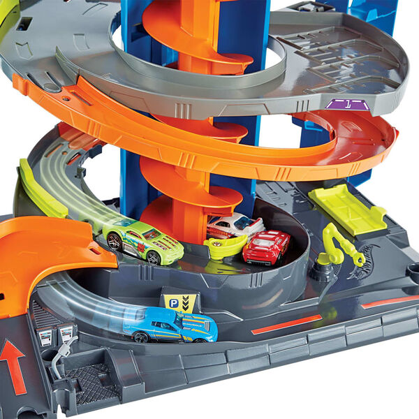 Hot Wheels Ensemble de jeu City Mega Garage 1:64