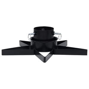 vidaXL Support de sapin de No&euml;l Noir 47x47x13,5 cm