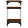 vidaXL Table d'appoint Chêne marron 35x30x60 cm Bois d'ingénierie
