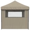 vidaXL Tente de f&ecirc;te Taupe 292 x 580 x 315 cm Tissu Oxford