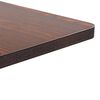 vidaXL Table de bistro Marron fonc&eacute; 50x50 cm MDF