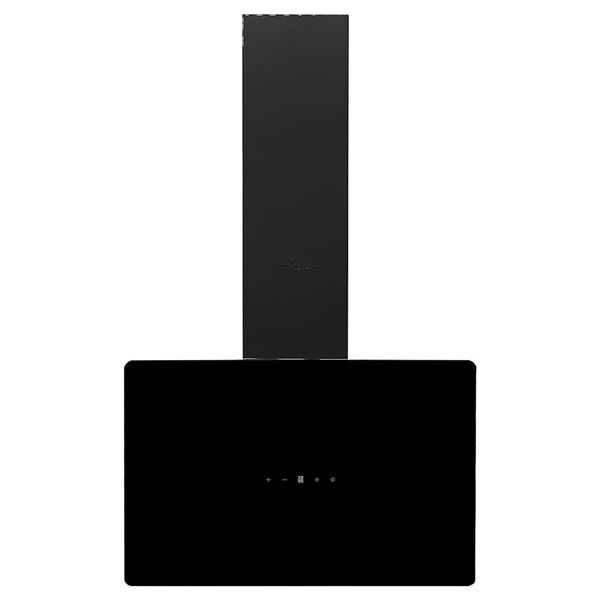 vidaXL Hotte murale 60 cm Acier et verre tremp&eacute; Noir