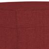 vidaXL Banc Rouge bordeaux 100x35x41 cm Tissu