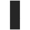 vidaXL Armoire d'apothicaire noir 40x41x118 cm bois d'ingénierie