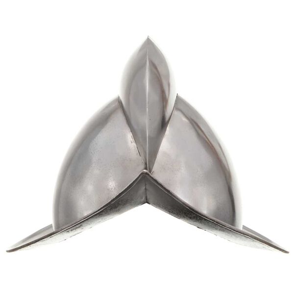 vidaXL Casque de chevalier médiéval antique pour GN Argenté Acier