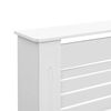 vidaXL Cache-radiateur Blanc 152x19x81,5 cm MDF
