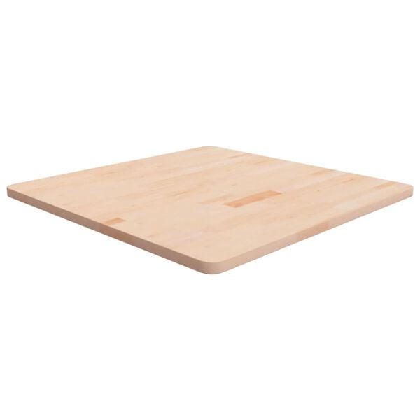 vidaXL Dessus de table carr&eacute; 80x80x2,5 cm Bois ch&ecirc;ne massif non trait&eacute;