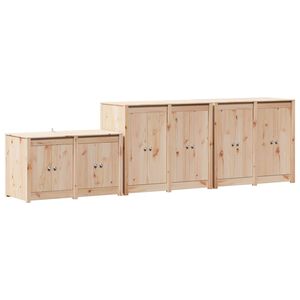 vidaXL Meuble de cuisine d'ext&eacute;rieur MEPPEL 3 pc Douglas Naturel