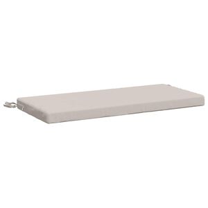vidaXL Coussin de banc SOEST 100 % polyester Blanc 60 x 40 x 5 cm
