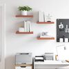 vidaXL &Eacute;tag&egrave;re Murale 4 pcs Rouge 40 x 23,5 x 4 cm Bois d'ing&eacute;nierie