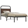 vidaXL Cadre de lit sans matelas 80x200cm chêne marron bois ingénierie