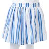 Jupe pour enfants bleu cobalt et blanc 116