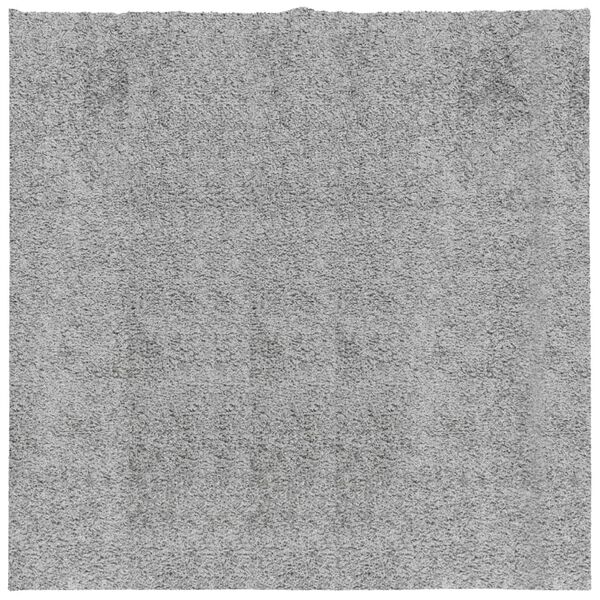 vidaXL Tapis shaggy PAMPLONA poils longs moderne gris 160x160 cm