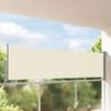vidaXL Auvent lat&eacute;ral r&eacute;tractable de patio 100 x 300 cm Blanc cass&eacute;