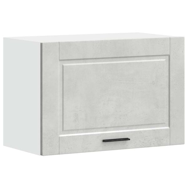 vidaXL Armoire murale de cuisine Porto gris b&eacute;ton bois d'ing&eacute;nierie