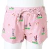 Short pour enfants avec cordon de serrage rose clair 104
