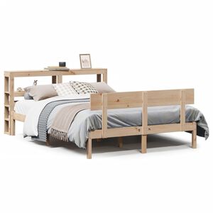 vidaXL Cadre de lit sans matelas 120x190 cm bois de pin massif