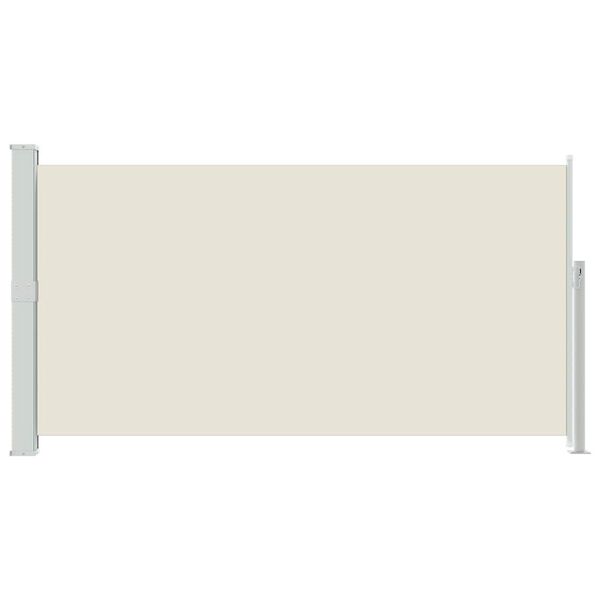 vidaXL Auvent lat&eacute;ral r&eacute;tractable de patio 170x300 cm Cr&egrave;me