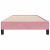 vidaXL Sommier à lattes de lit sans matelas rose 100x210 cm velours