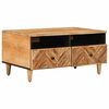 vidaXL Table basse Marron 80 x 54 x 40 cm Bois de mangue massif