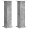vidaXL Support de Plante 2 pcs Gris b&eacute;ton 30,5 x 30 x 100,5 cm