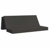 vidaXL Canap&eacute;-lit pliable 200 x 67 x 45cm Gris fonc&eacute;