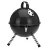 ProGarden Barbecue sphérique 31 cm Noir