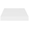 vidaXL Étagère flottante murale blanc 23x23,5x3,8 cm MDF
