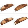vidaXL Tapis d'escalier autoadhésifs 5 pcs 65x21x4 cm Marron