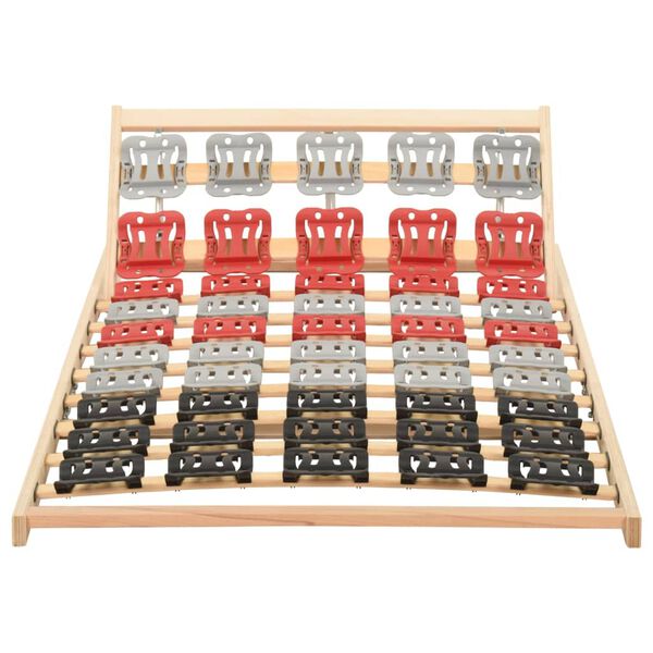 vidaXL Cadre de lit 12 lattes t&ecirc;te de lit r&eacute;glable 80x200 cm