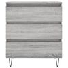 vidaXL Buffet Sonoma gris 60x35x70 cm Bois d'ingénierie
