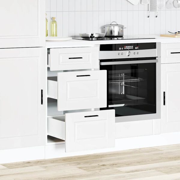 vidaXL Armoire de cuisine Porto blanc bois d'ingénierie