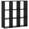 vidaXL Biblioth&egrave;que 102 x 29 x 103,5 cm Bois d'ing&eacute;nierie Ch&ecirc;ne noir