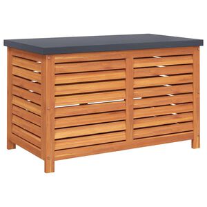 vidaXL Bo&icirc;te de rangement de jardin 60x50x55 cm bois d'eucalyptus