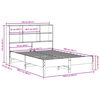 vidaXL Lit biblioth&egrave;que sans matelas cire marron 150x200 cm pin massif