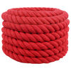 vidaXL Corde Rouge 3,6 x 3,6 x 2500 cm Coton