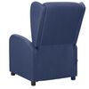 vidaXL Fauteuil de massage Bleu Tissu