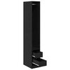 vidaXL Armoire Ch&ecirc;ne noir 50 x 30 x 200 cm Bois d'ing&eacute;nierie