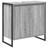 vidaXL Cabinet de salle de bain Gris Sonoma 60 x 30 x 60 cm
